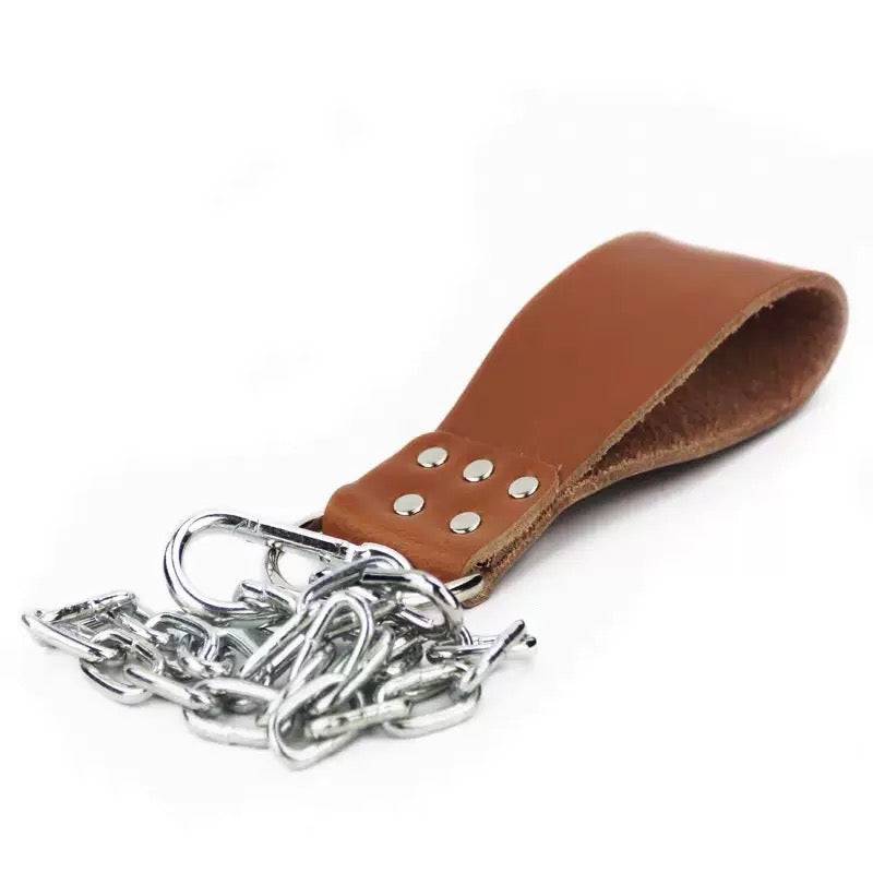 cowhide leather dip belt attachment for weighted dips NZ