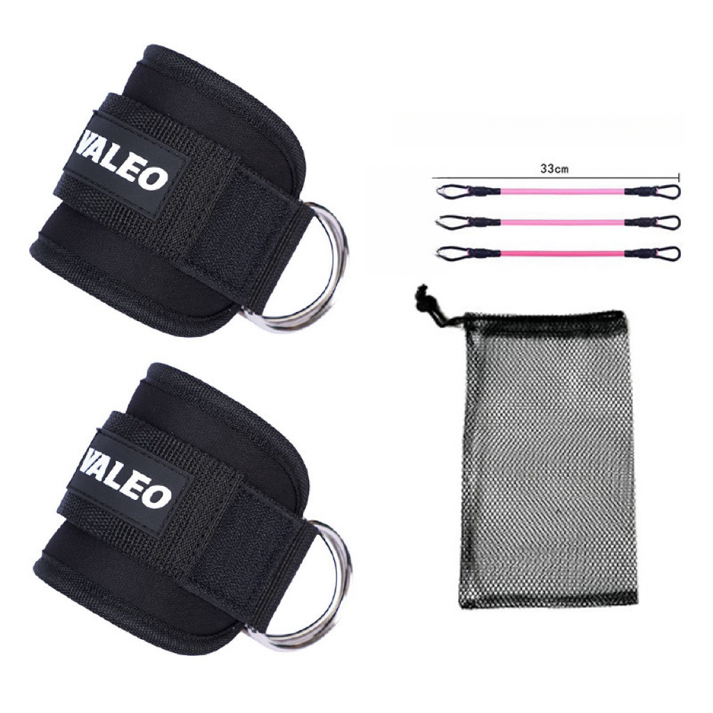 Ankle Strap Kit – with 10lb / 20lb / 30lb Bands + Carry Bag
