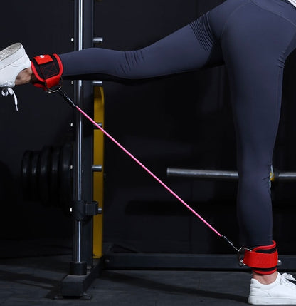 Ankle Strap Kit – with 10lb / 20lb / 30lb Bands + Carry Bag